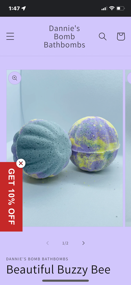 Beautiful buzzy Bee was created by my oldest daughter whom love all thing orange. The scent of this wonderful bath bomb is the only one that has just a single scent. Sweet orange known to awaken the senses and uplift the soul.